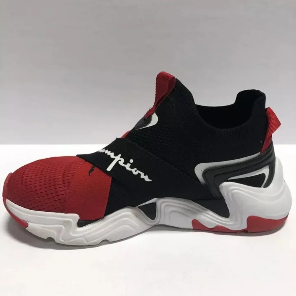 Champion Men’s Hyper Cross Lo Sneakers Red, Size 7M